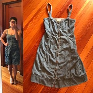 anthropologie pilcro denim dress